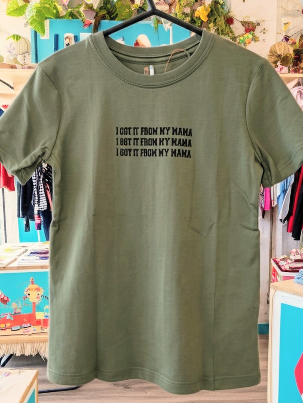 Kids "I GOT IT FROM MY MAMMA" T-Shirt size 4